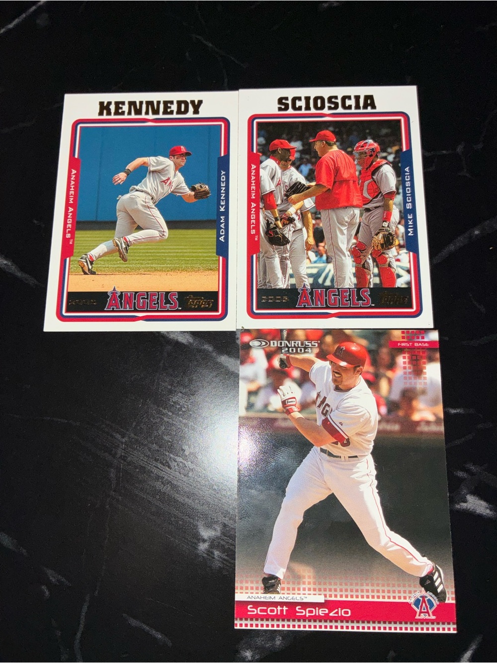 Anahiem Angels Baseball Cards - lot of 3 - 2005 / 2004